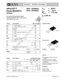 IXFK52N60Q2 Datasheet Cover