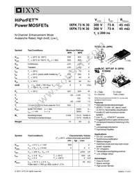 IXFK73N30 Datasheet Cover