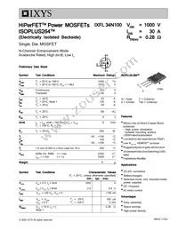 IXFL34N100 Datasheet Cover