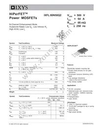 IXFL80N50Q2 Datasheet Cover