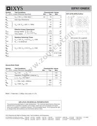 IXFN110N85X Datasheet Page 2