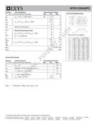 IXFN132N50P3 Datasheet Page 2