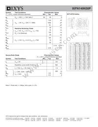 IXFN140N30P Datasheet Page 2