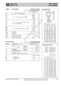 IXFN150N10 Datasheet Page 2