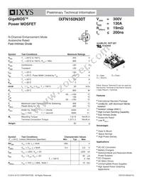 IXFN160N30T Datasheet Cover