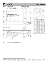 IXFN170N30P Datasheet Page 2