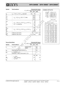 IXFN180N07 Datasheet Page 2