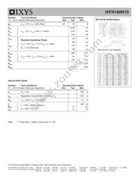 IXFN180N10 Datasheet Page 2