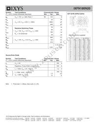 IXFN180N20 Datasheet Page 2