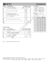 IXFN200N10P Datasheet Page 2
