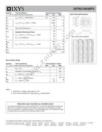IXFN210N30P3 Datasheet Page 2