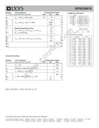 IXFN230N10 Datasheet Page 2