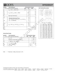 IXFN230N20T Datasheet Page 2