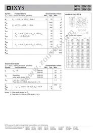 IXFN23N100 Datasheet Page 2