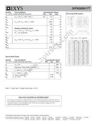 IXFN260N17T Datasheet Page 2
