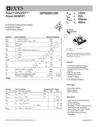 IXFN26N120P Datasheet Cover