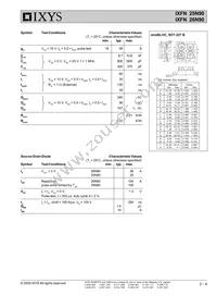 IXFN26N90 Datasheet Page 2