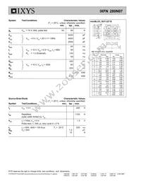 IXFN280N07 Datasheet Page 2
