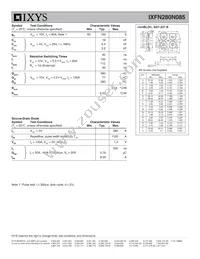 IXFN280N085 Datasheet Page 2