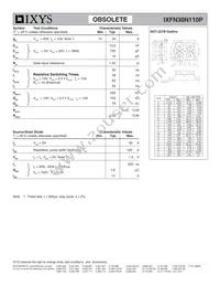 IXFN30N110P Datasheet Page 2