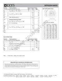 IXFN32N100Q3 Datasheet Page 2