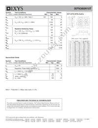 IXFN360N10T Datasheet Page 2