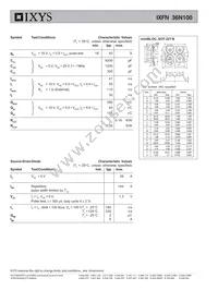 IXFN36N100 Datasheet Page 2
