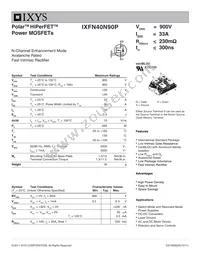 IXFN40N90P Datasheet Cover