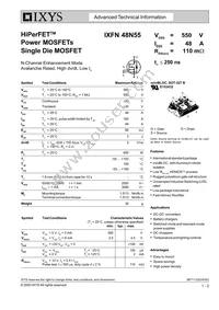 IXFN48N55 Datasheet Cover