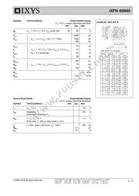 IXFN60N60 Datasheet Page 2