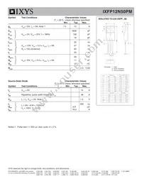 IXFP12N50PM Datasheet Page 2
