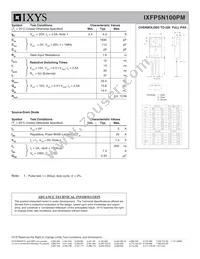 IXFP5N100PM Datasheet Page 2