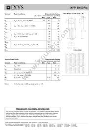 IXFP5N50PM Datasheet Page 2