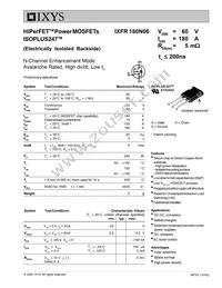 IXFR180N06 Datasheet Cover