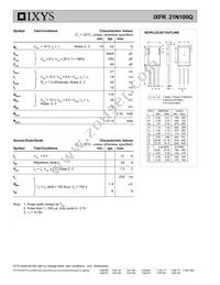 IXFR21N100Q Datasheet Page 2