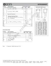 IXFR230N20T Datasheet Page 2