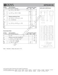IXFR24N100 Datasheet Page 2