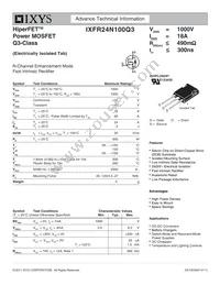 IXFR24N100Q3 Datasheet Cover