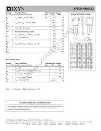 IXFR24N100Q3 Datasheet Page 2