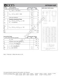 IXFR26N100P Datasheet Page 2