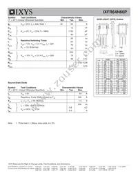 IXFR64N60P Datasheet Page 2
