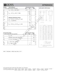 IXFR66N50Q2 Datasheet Page 2