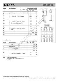 IXFR80N15Q Datasheet Page 2