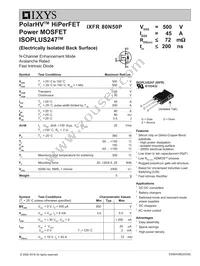 IXFR80N50P Datasheet Cover