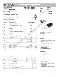 IXFR80N50Q3 Datasheet Cover