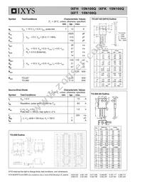 IXFT15N100Q Datasheet Page 2