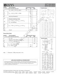 IXFT15N100Q3 Datasheet Page 2