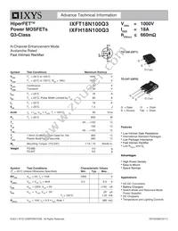 IXFT18N100Q3 Datasheet Cover