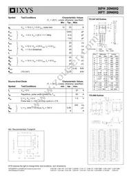 IXFT20N60Q Datasheet Page 2