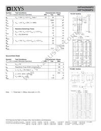 IXFT42N50P2 Datasheet Page 2